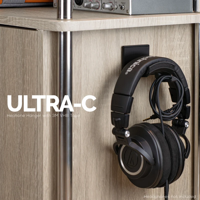 Ultra-C: Kopfhörerständer mit Kabelhaken