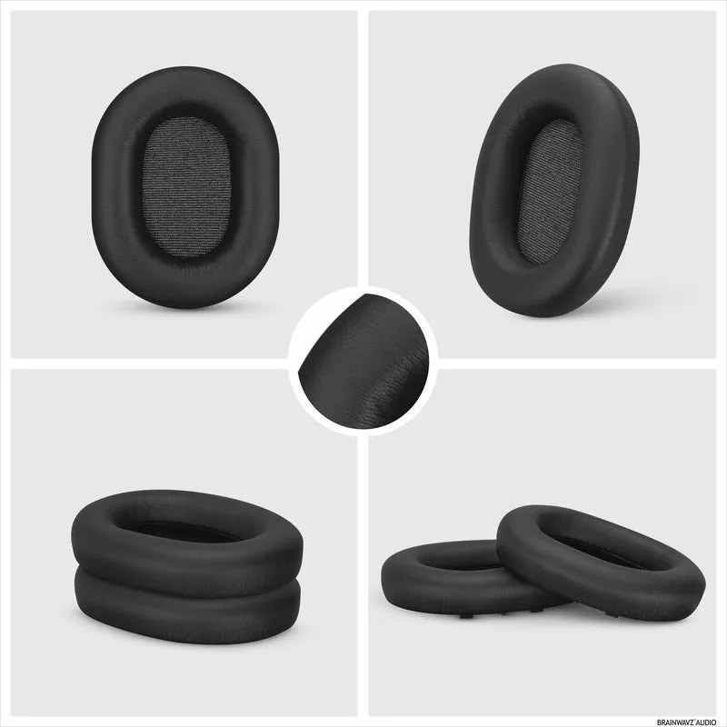 Sony WH-1000XM5 Ersatz-Ohrpolster – Ohrpolster aus weichem PU-Leder und Memory-Schaum für zusätzlichen Komfort, einfache und schnelle Installation