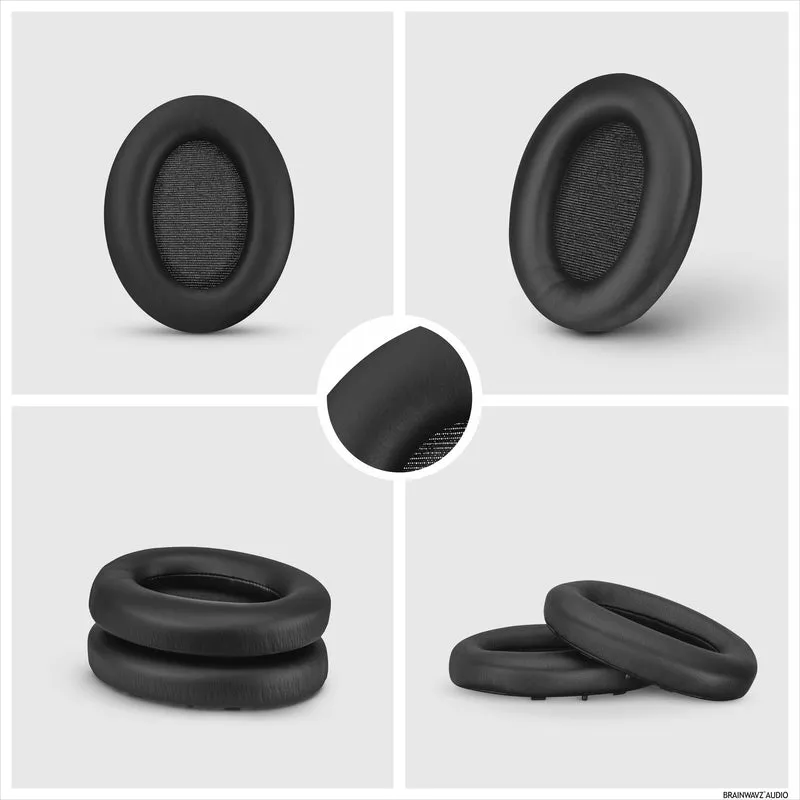 Sony WH-1000XM3 Ersatz-Ohrpolster – Ohrpolster aus weichem PU-Leder und Memory-Schaum für zusätzlichen Komfort, einfache und schnelle Installation