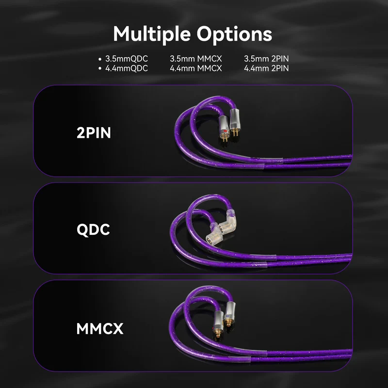 【KBEAR Zi Xiao】201-core Hybrid Braided Structure Earphone Upgraded Cable