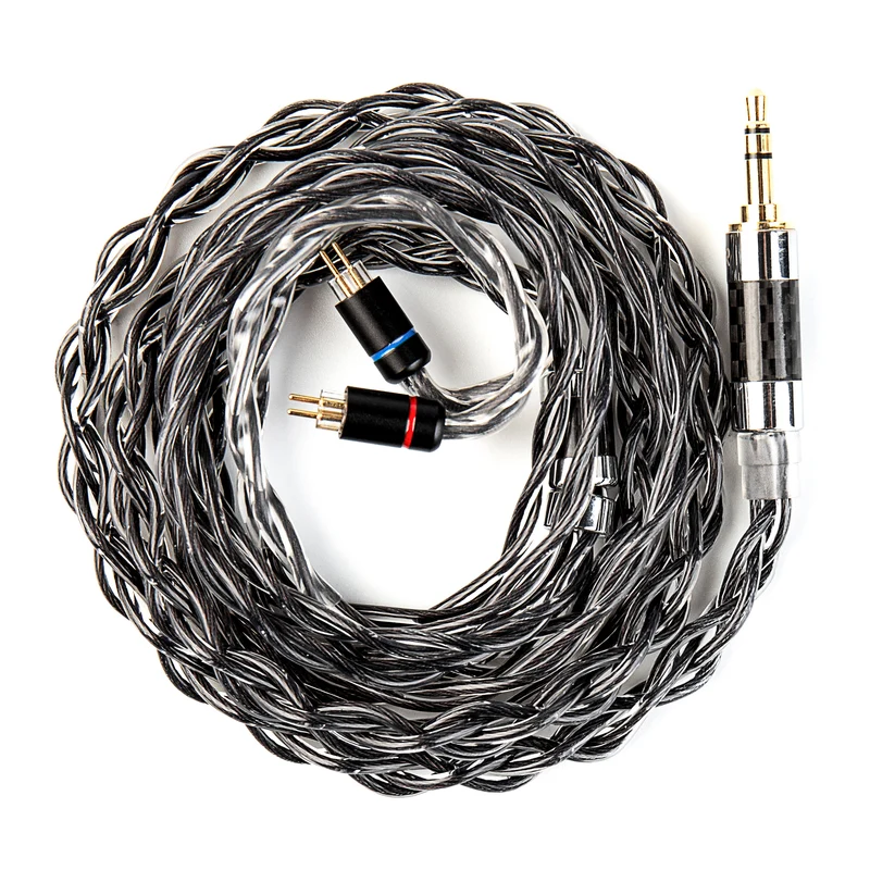 【KBEAR Obsidian】Graphene & 6N OCC Hybrid Conductor Upgraded Cable, 1.2m Long