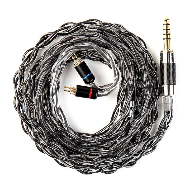 【KBEAR Obsidian】Graphene & 6N OCC Hybrid Conductor Upgraded Cable, 1.2m Long