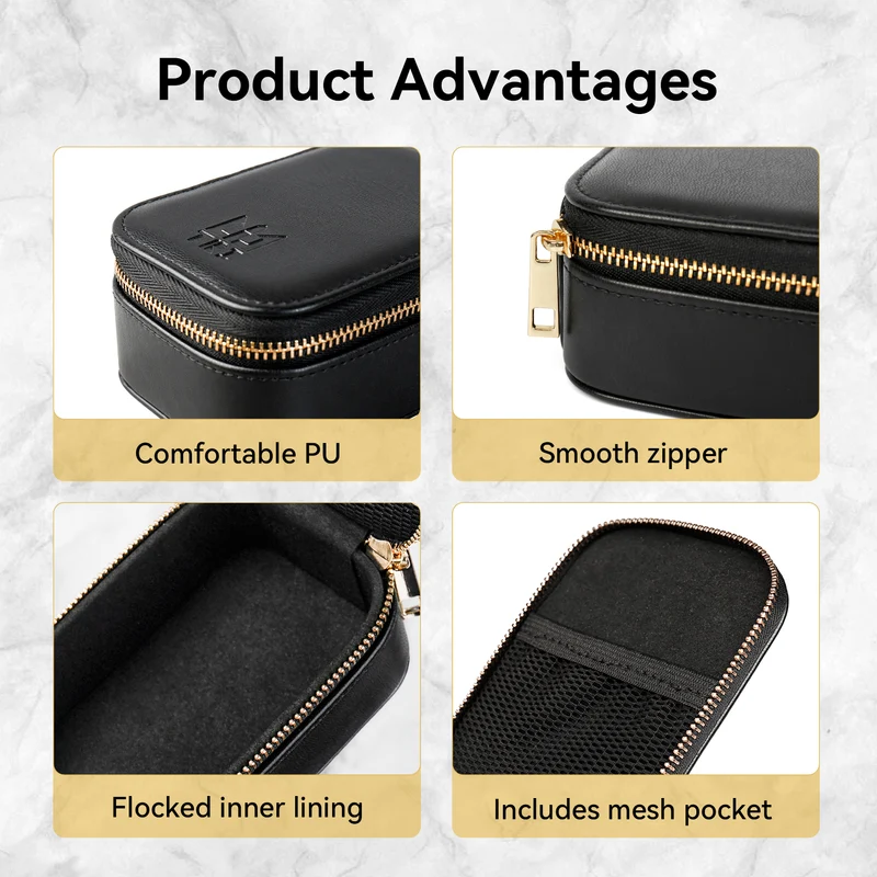 【TRI Xuanwu Case】PU Large Zippered Earphone Storage Case