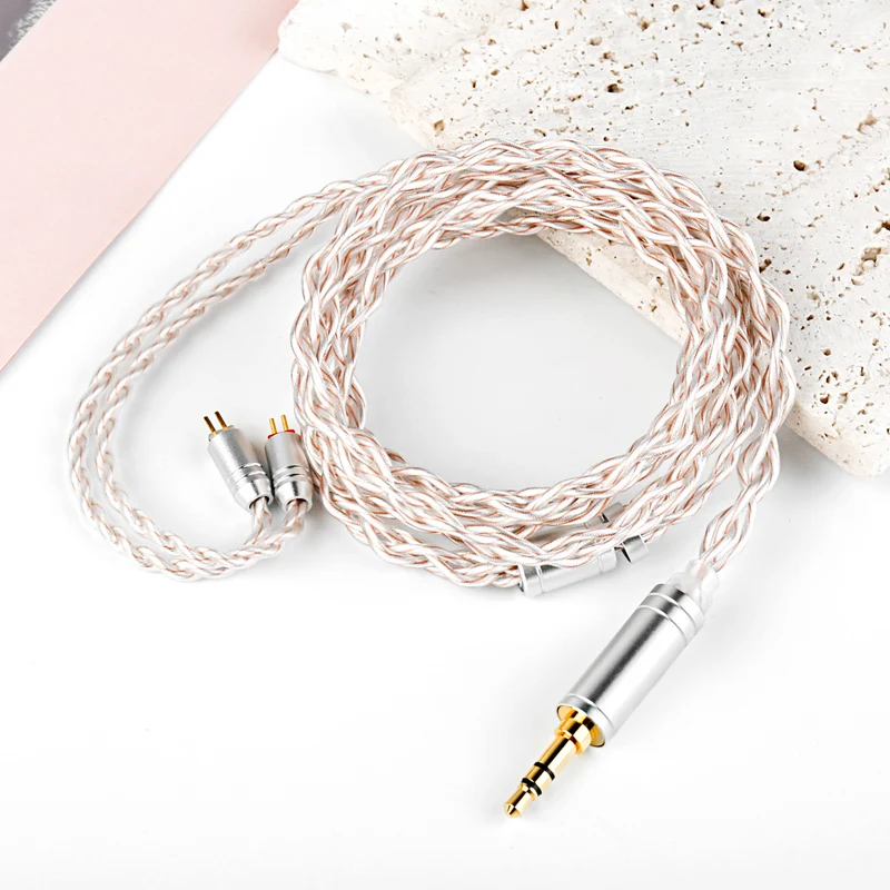 【KBEAR FunMusic——Clearance】6N Silver-plated OFC HIFI upgrade cable Earphone Cables