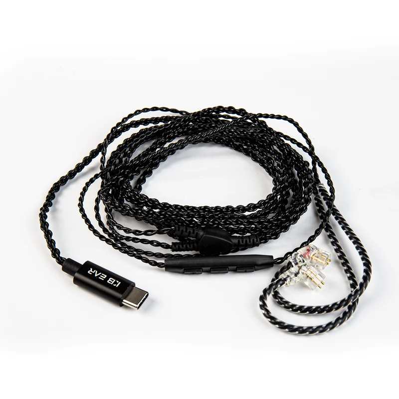 【KBEAR CX01】Type C OFC HiFi Upgrade Cable Bring HIFI Sound for Phone, 2M/1.5M Long, 2PIN/QDC/TFZ
