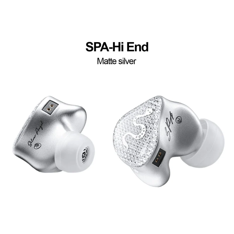【EarAcoustic Audio SPA-Hi End】11.4mm Titanium Gold Ball Top+Silicon Edge Composite Diaphragm DD IEM Headphones