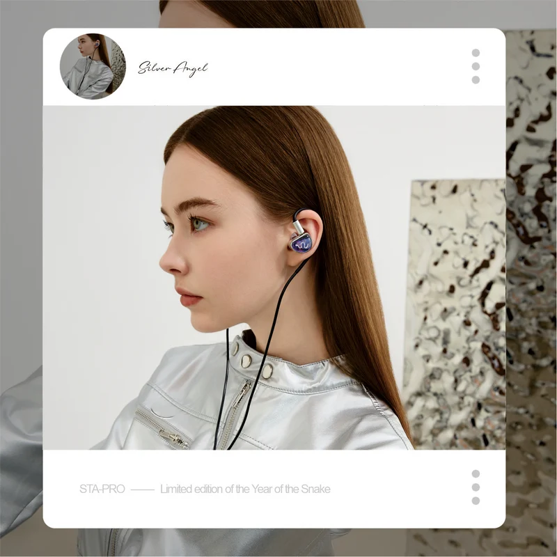 【EarAcoustic Audio STA-PRO】10mm Dual Magnetic Composite Diaphragm+6mm Composite Diaphragm DD IEM Headphones
