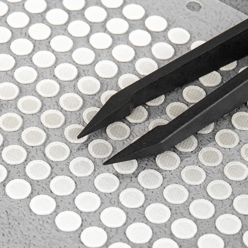 【CCZ Tuning Mesh Silver Earbuds Filters】in-Ear Headphones Protective Filter Mesh, Acoustic Mesh 10 Pairs