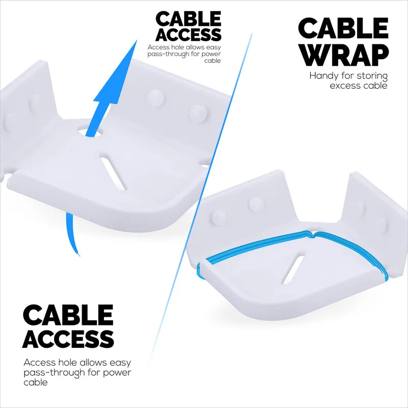 Tilt Corner Baby Monitor & Security Camera Wall Mount Holder Serasi dengan Wansview, Blink, TP Link, Ring & Lagi (CRN04)