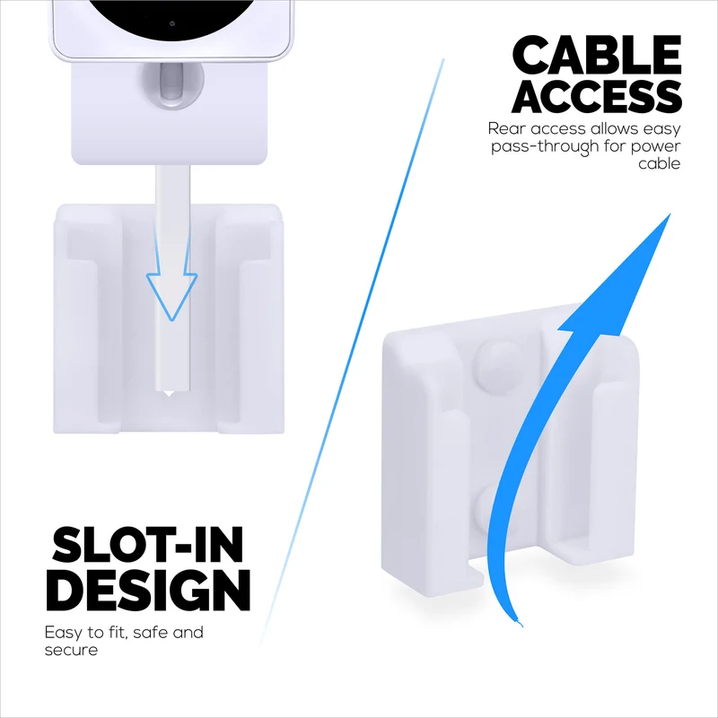 Wandhalterung für WYZE Cam OG 1080p-WLAN-Kamera für den Innen- und Außenbereich, Halterung für Überwachungskameras, reduziert tote Winkel und Unordnung