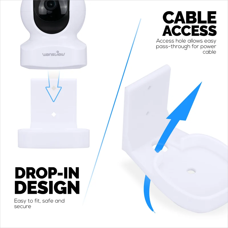 Wandhalterung für Wansview Dome Q5 Smart-Überwachungskamera, individuell gestaltete Halterung, reduziert tote Winkel und Unordnung