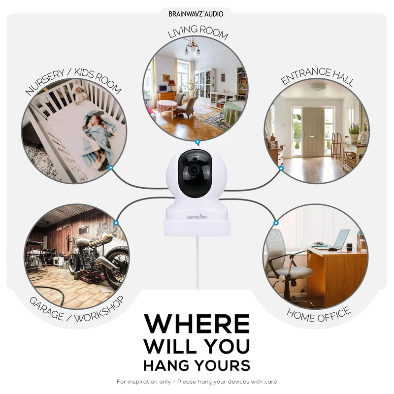 Wandhalterung für Wansview Dome Q5 Smart-Überwachungskamera, individuell gestaltete Halterung, reduziert tote Winkel und Unordnung