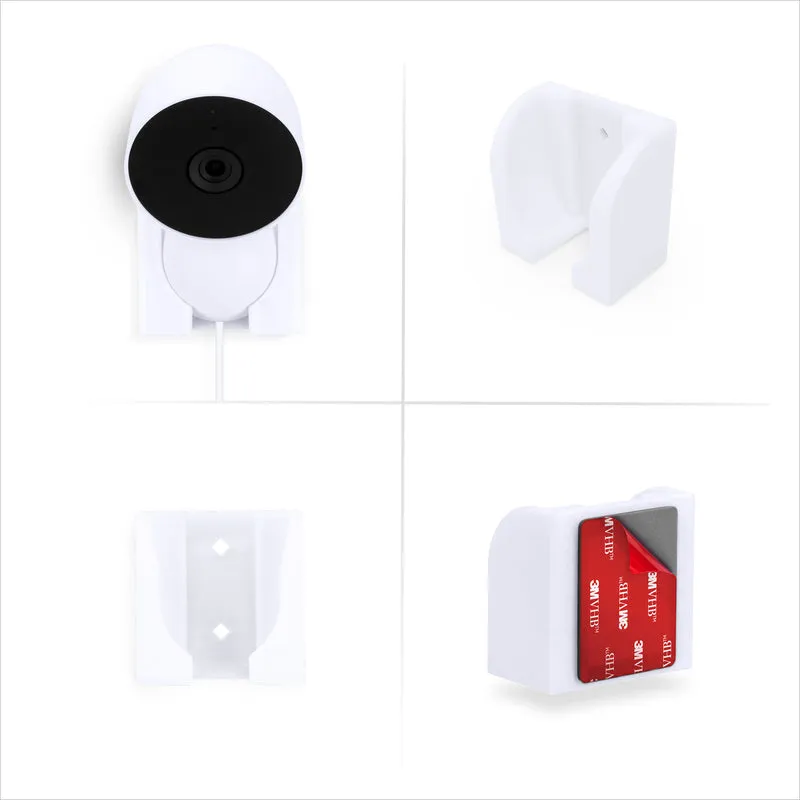 Wandhalterung für Google Nest WIRED Überwachungskamera der 2. Generation – selbstklebend und einschraubbar, einfaches Steckdesign