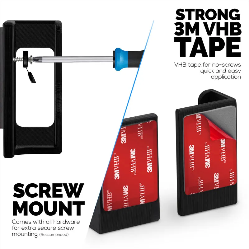 Selbstklebende Tablet- und Slim-Laptop-Wandhalterung für iPad, Android, Macbook, Surface, iPad Air, Mini & Pro, Galaxy Tab Note eBooks, Kindle und mehr