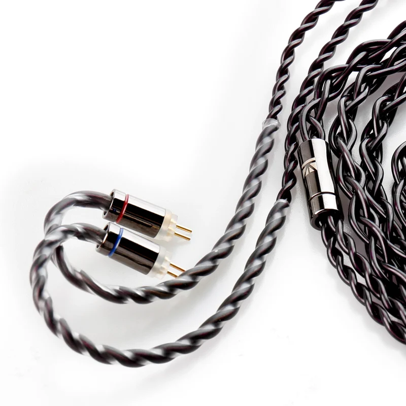 【KBEAR ST7——Clearance】4 Cores 4N OFC Mixed Silver-plated OFC Upgraded Cables 1.2m Long