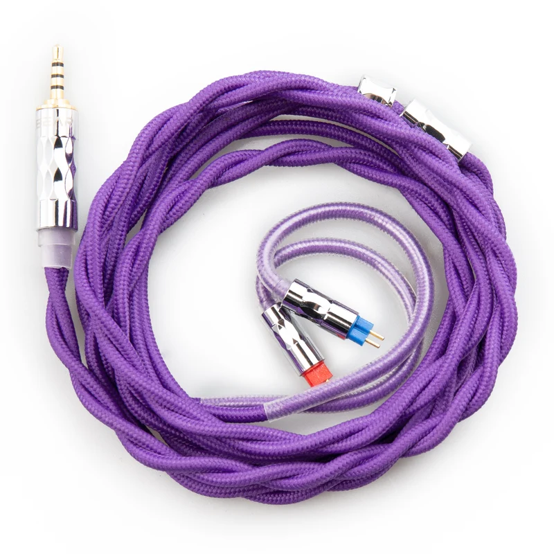 【KBEAR ST5——Clearance】4N Pure Silver + 4N OFC Mixed Upgraded Cable 1.2m Long