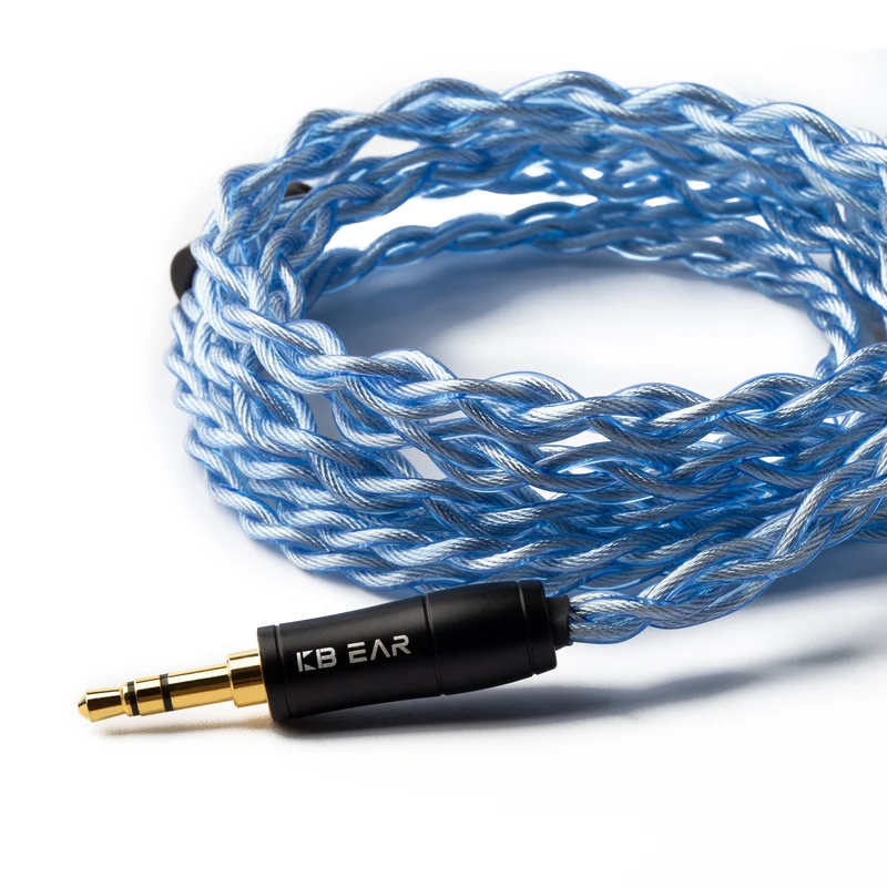 【KBEAR Glaze——Clearance】High purity OFC Silver-plated Upgraded Cables 4 Cores 35 Strands 1.2m Long