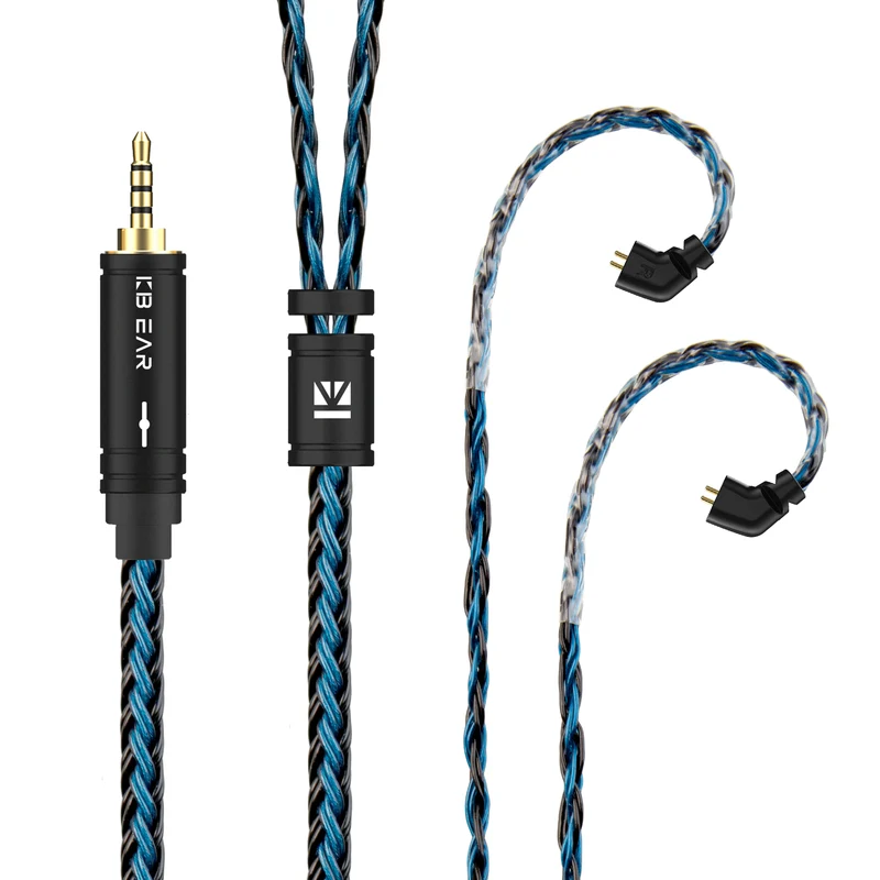 【KBEAR ST16】16 Cores 5N OCC Silver-plated Upgrade Cable 1.2M Long