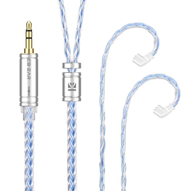 【KBEAR ST16】16 Cores 5N OCC Silver-plated Upgrade Cable 1.2M Long