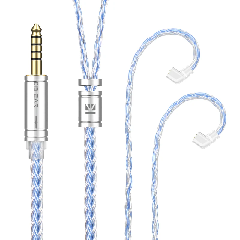 【KBEAR ST16】16 Cores 5N OCC Silver-plated Upgrade Cable 1.2M Long