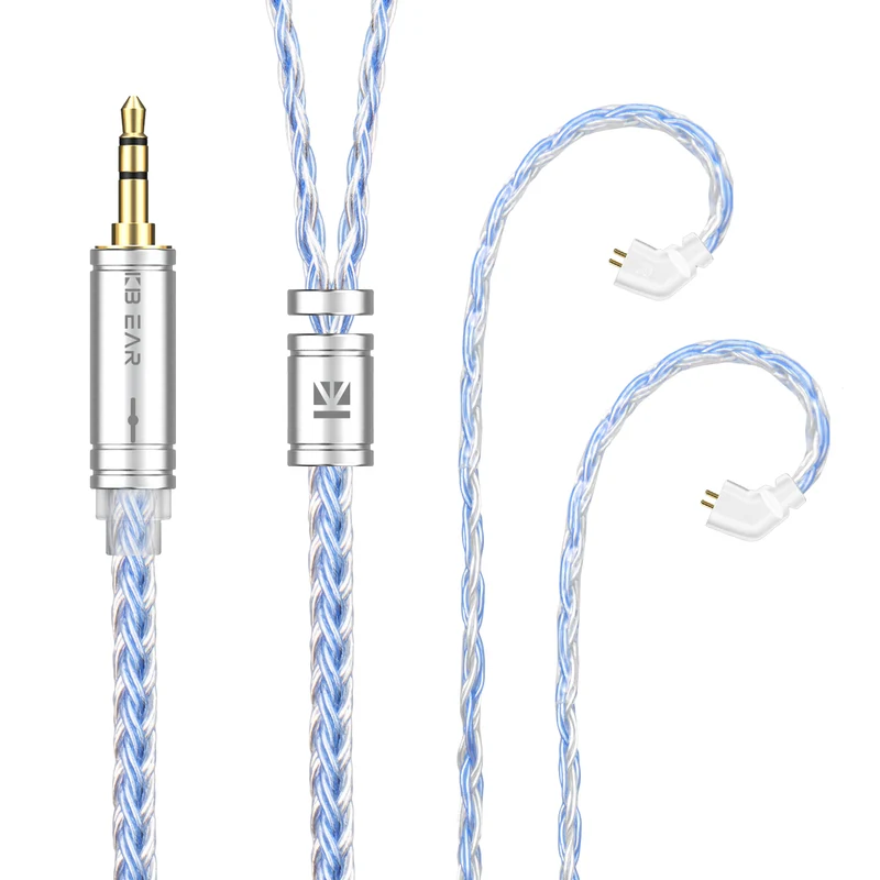 【KBEAR ST16】16 Cores 5N OCC Silver-plated Upgrade Cable 1.2M Long