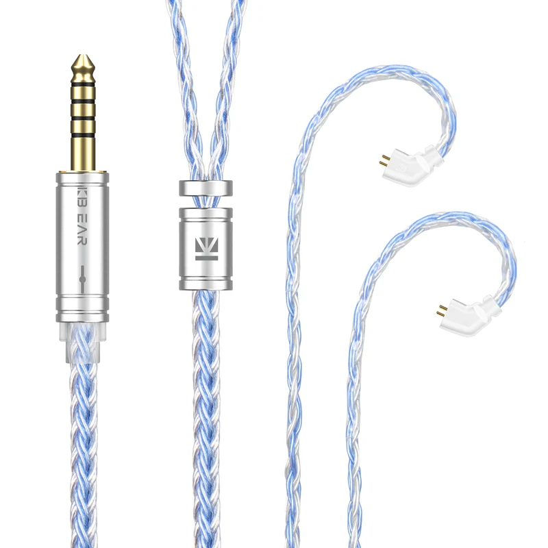 【KBEAR ST16】16 Cores 5N OCC Silver-plated Upgrade Cable 1.2M Long
