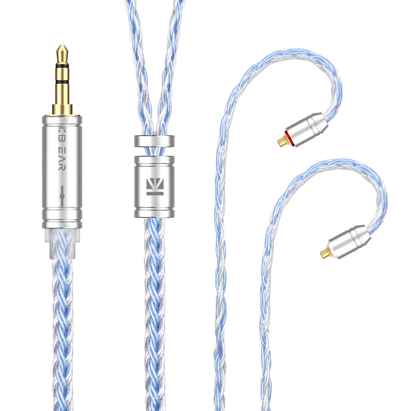 【KBEAR ST16】16 Cores 5N OCC Silver-plated Upgrade Cable 1.2M Long