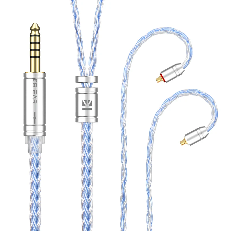 【KBEAR ST16】16 Cores 5N OCC Silver-plated Upgrade Cable 1.2M Long
