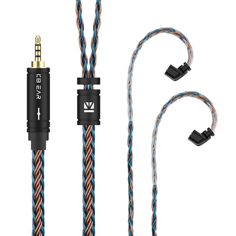 【KBEAR ST16】16 Cores 5N OCC Silver-plated Upgrade Cable 1.2M Long