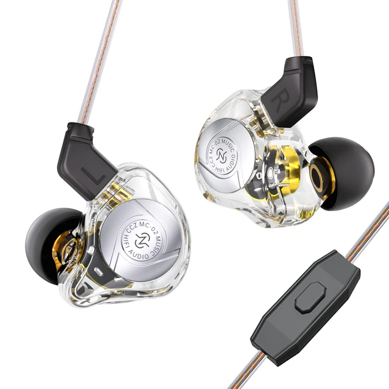 【CCZ Aura MC02】Dual-Magnet Dynamic Driver in Ear Monitors Headphones
