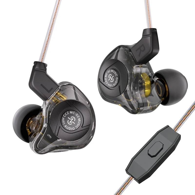 【CCZ Aura MC02】Dual-Magnet Dynamic Driver in Ear Monitors Headphones