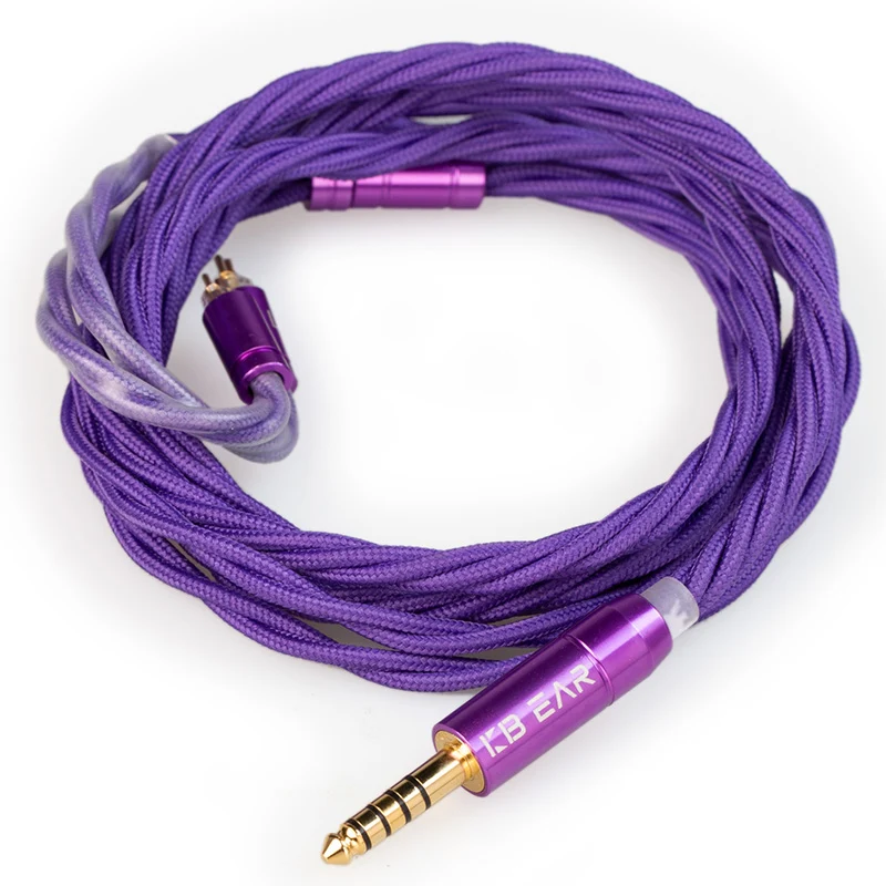 【KBEAR ST19——Clearance】4-Core 5N OFC Upgrade Cable for IEM Earphones