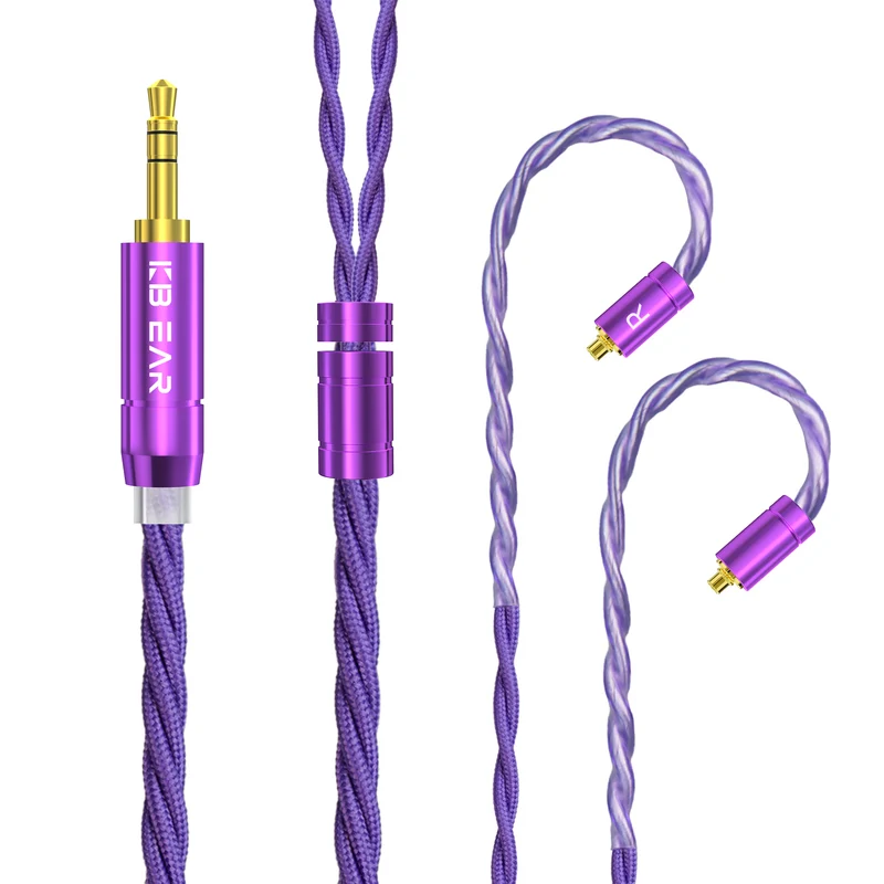 【KBEAR ST19——Clearance】4-Core 5N OFC Upgrade Cable for IEM Earphones