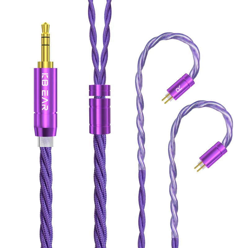 【KBEAR ST19——Clearance】4-Core 5N OFC Upgrade Cable for IEM Earphones