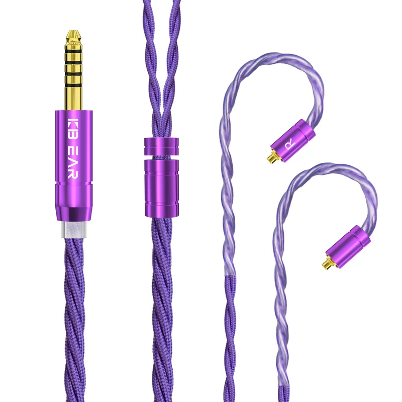 【KBEAR ST19——Clearance】4-Core 5N OFC Upgrade Cable for IEM Earphones