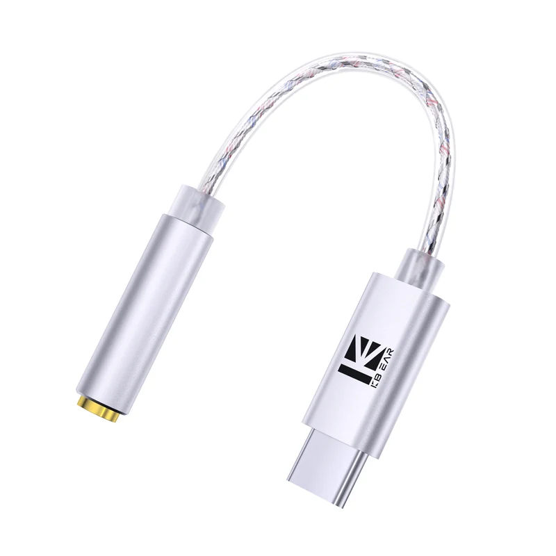 【KBEAR TC12——Clearance】Type-C to 3.5mm Earphone Adapter, HIFI Sound Quality, Easy Connection