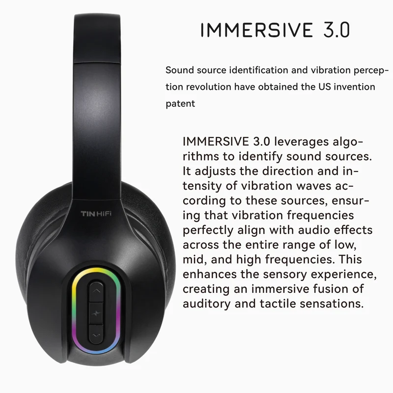 【TINHIFI CHRONOS】40MM Titanium-coated Dynamic Drivers Immersive Movie Games Headsets