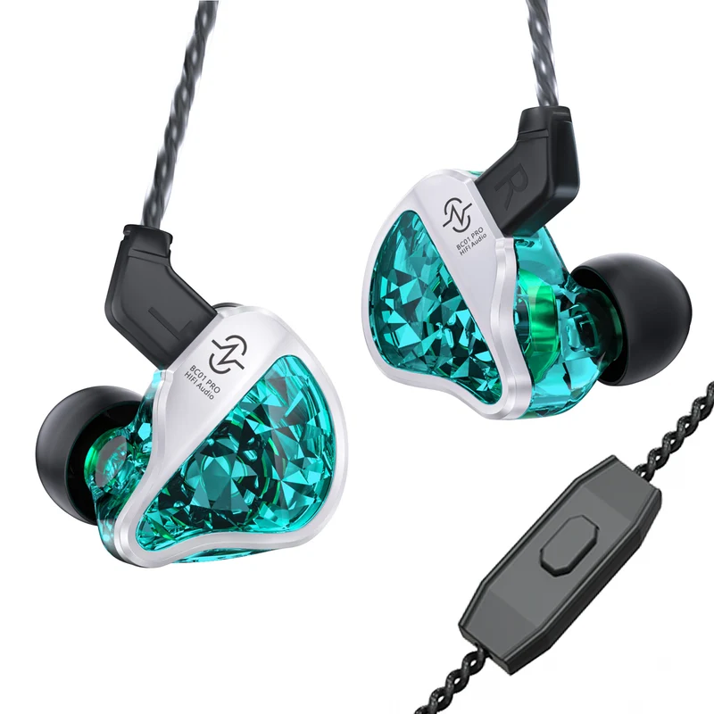 【CCZ Harmony BC01 PRO】Hybrid DD and BA IEM Earphones In Ear Monitors