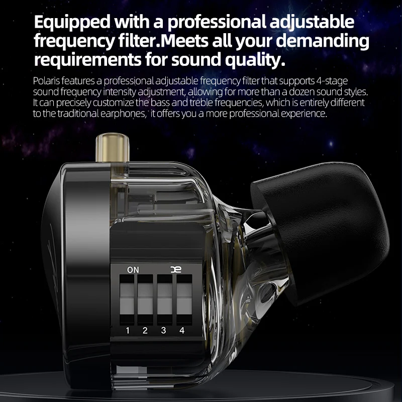 【CCA Polaris】Dual Cavity Dynamic Driver In Ear Monitors IEM Earphones