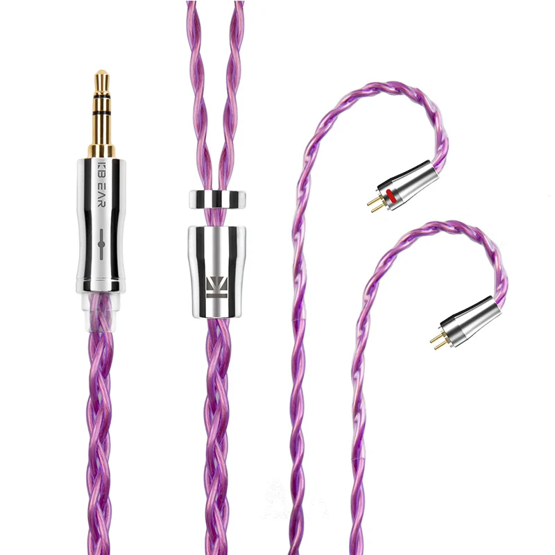 【KBEAR Glory——Clearance】4-Core 6N OCC Single Crystal Copper Upgraded Cable 1.2m Long
