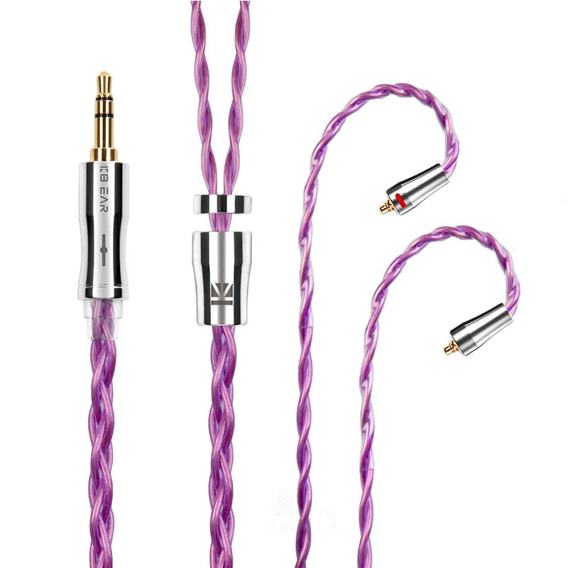 【KBEAR Glory——Clearance】4-Core 6N OCC Single Crystal Copper Upgraded Cable 1.2m Long