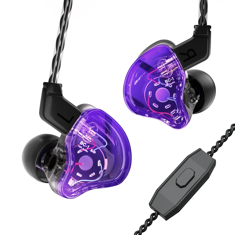 【CCZ Melody】1DD + 1BA Hybrid In Ear Monitor Headphone HiFi Earphones