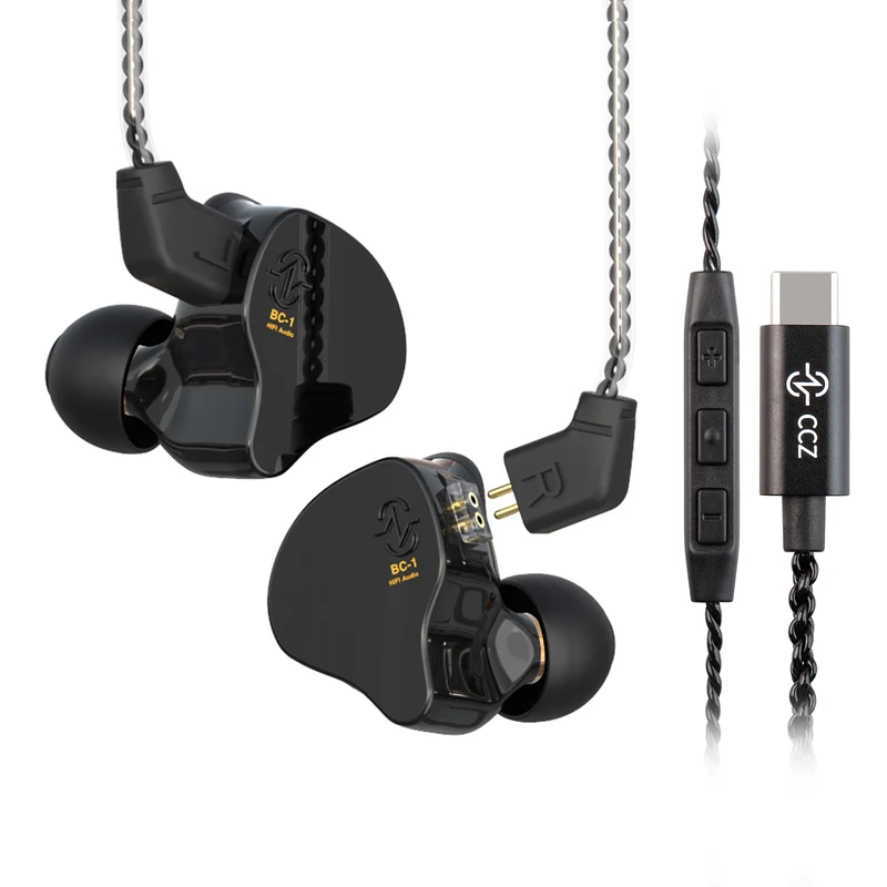 【CCZ Melody】1DD + 1BA Hybrid In Ear Monitor Headphone HiFi Earphones