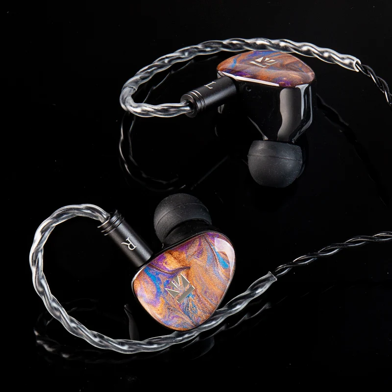 【KBEAR KB02】Beryllium-plated Dynamic Driver Super Bass Bone Conduction in Ear Monitor Headphones