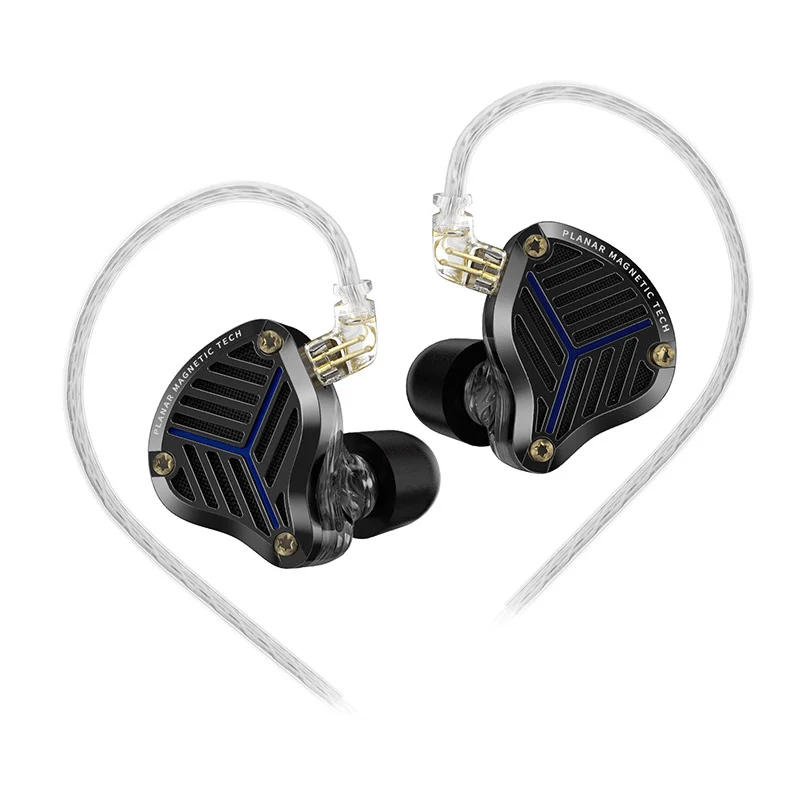 【KZ PRX】Planar Magnetic Driver in-Ear Monitor, Bass Stereo Sound Wired Earbuds for Musicians Singers