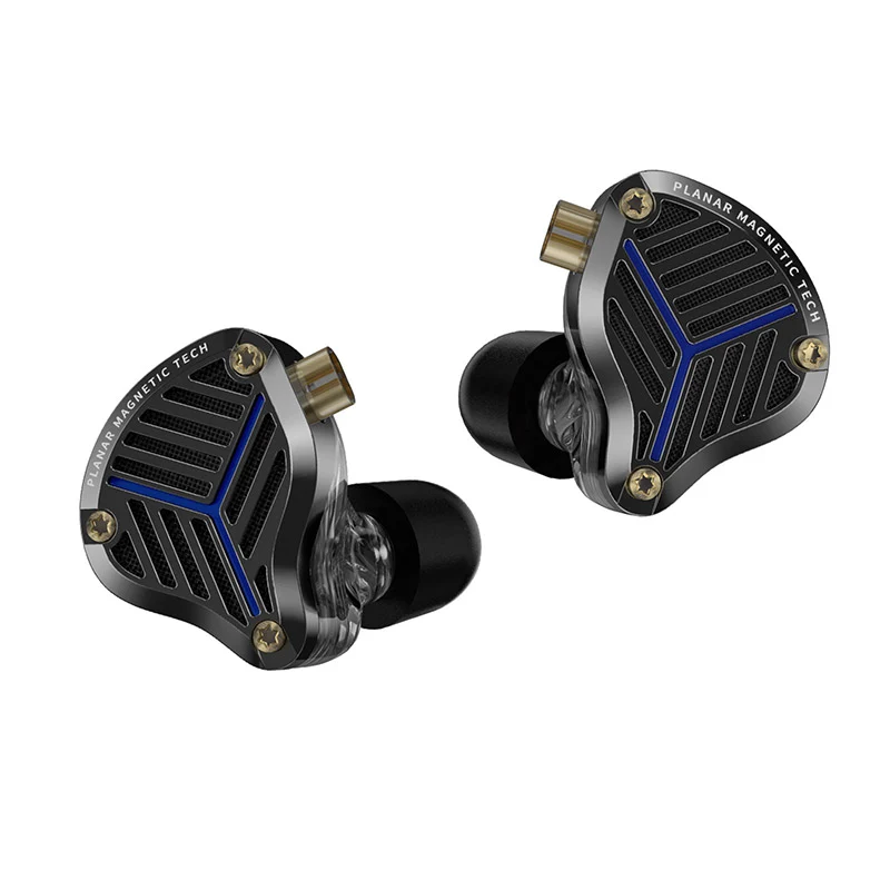 【KZ PRX】Planar Magnetic Driver in-Ear Monitor, Bass Stereo Sound Wired Earbuds for Musicians Singers