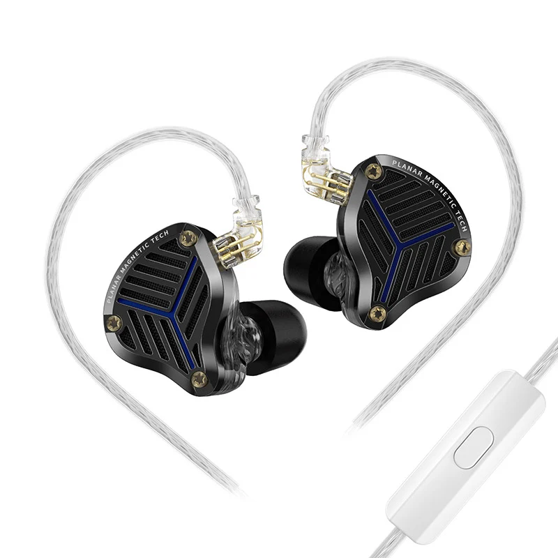 【KZ PRX】Planar Magnetic Driver in-Ear Monitor, Bass Stereo Sound Wired Earbuds for Musicians Singers