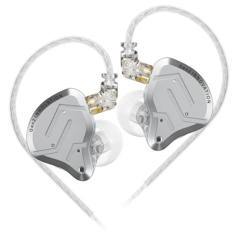 【KZ ZSN Pro 2】1BA+1DD Hybrid HiFi in Ear Monitors IEMs Wired Gaming Earbuds