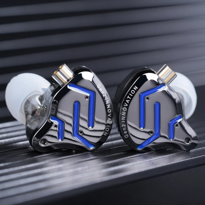 【KZ ZSN Pro 2】1BA+1DD Hybrid HiFi in Ear Monitors IEMs Wired Gaming Earbuds