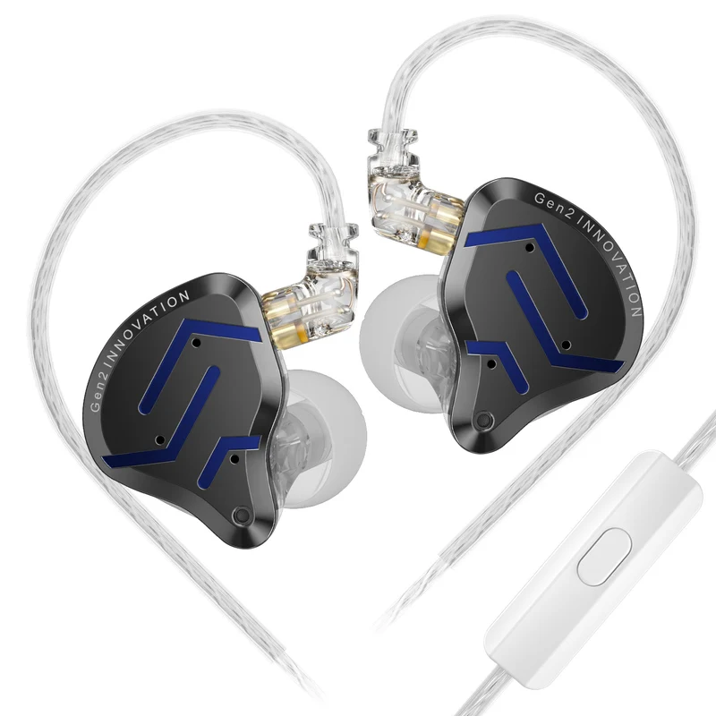 【KZ ZSN Pro 2】1BA+1DD Hybrid HiFi in Ear Monitors IEMs Wired Gaming Earbuds